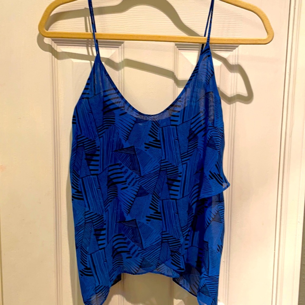 Cute blue & black top by Soprano